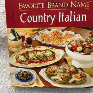 COUNTRY ITALIAN COOKBOOK First Edition